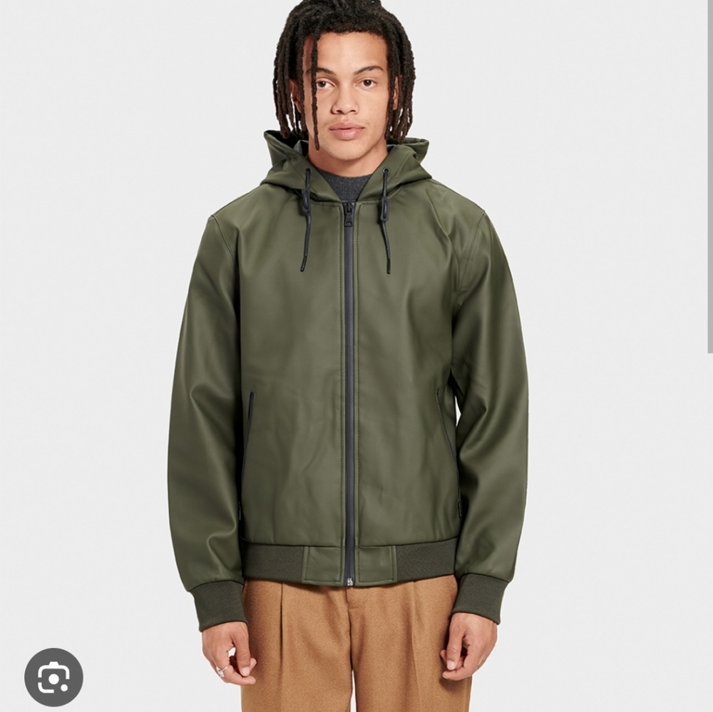Ugg Diego Rubberized unisex hoodie jacket NWT